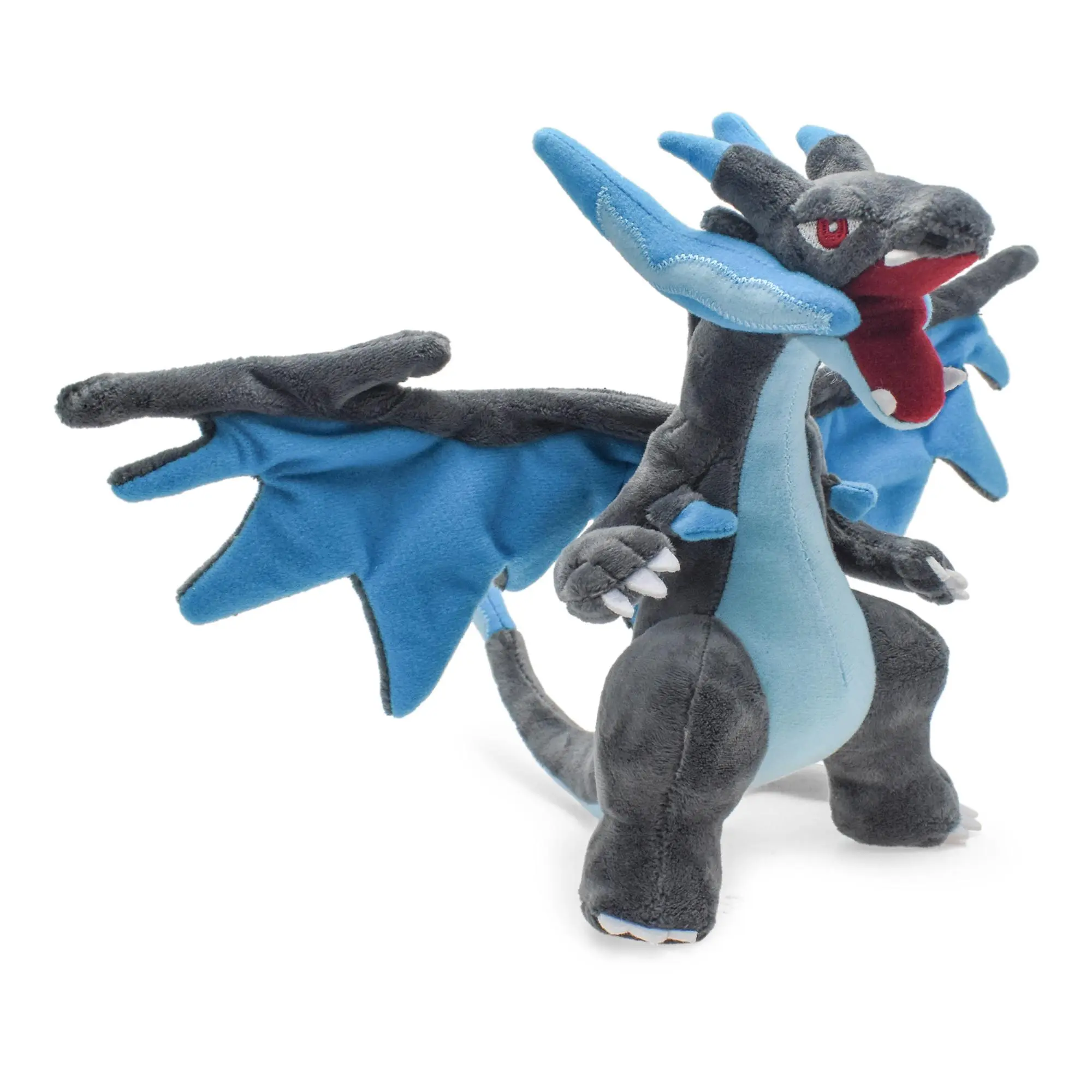 Mega Charizard X Plush Toys Mega Charizard Evolution Doll Soft Stuffed Animals Toys Gifts for Children 9 Inch