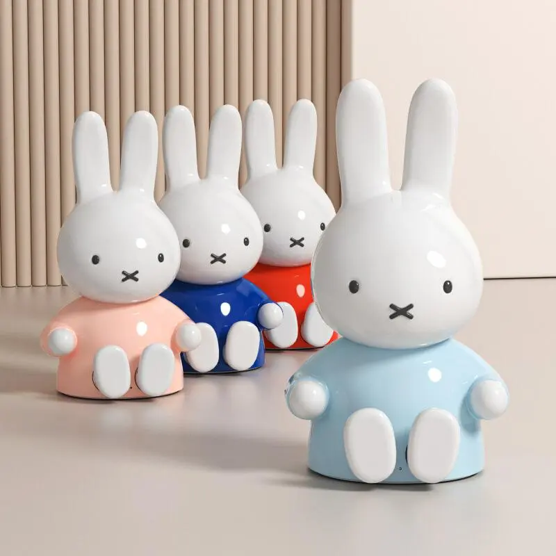 Kawaii Miffy Rabbit Fun Bluetooth Speaker Mini Desktop Wireless Cute Cartoon Portable Small Audio Device