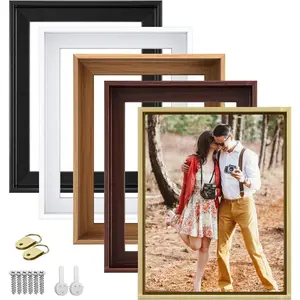 10x20 Inch Champagne Gold Canvas Floater Frame for 1.25 Inch Deep Gallery Wrapped Canvas, Floating Picture Frame for Wall Art Prints Posters Oil Paintings with Hanging Kit