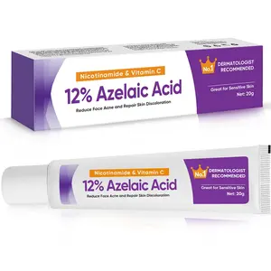 Azelaic Acid 10% Facial Treatment Serum, Gentle Soothing Formula for Daily Facial Routine, Supports Smoother Complexion & Fades Visible Blemish Marks and Red Tone, Long-Lasting Hydrating Skin Care