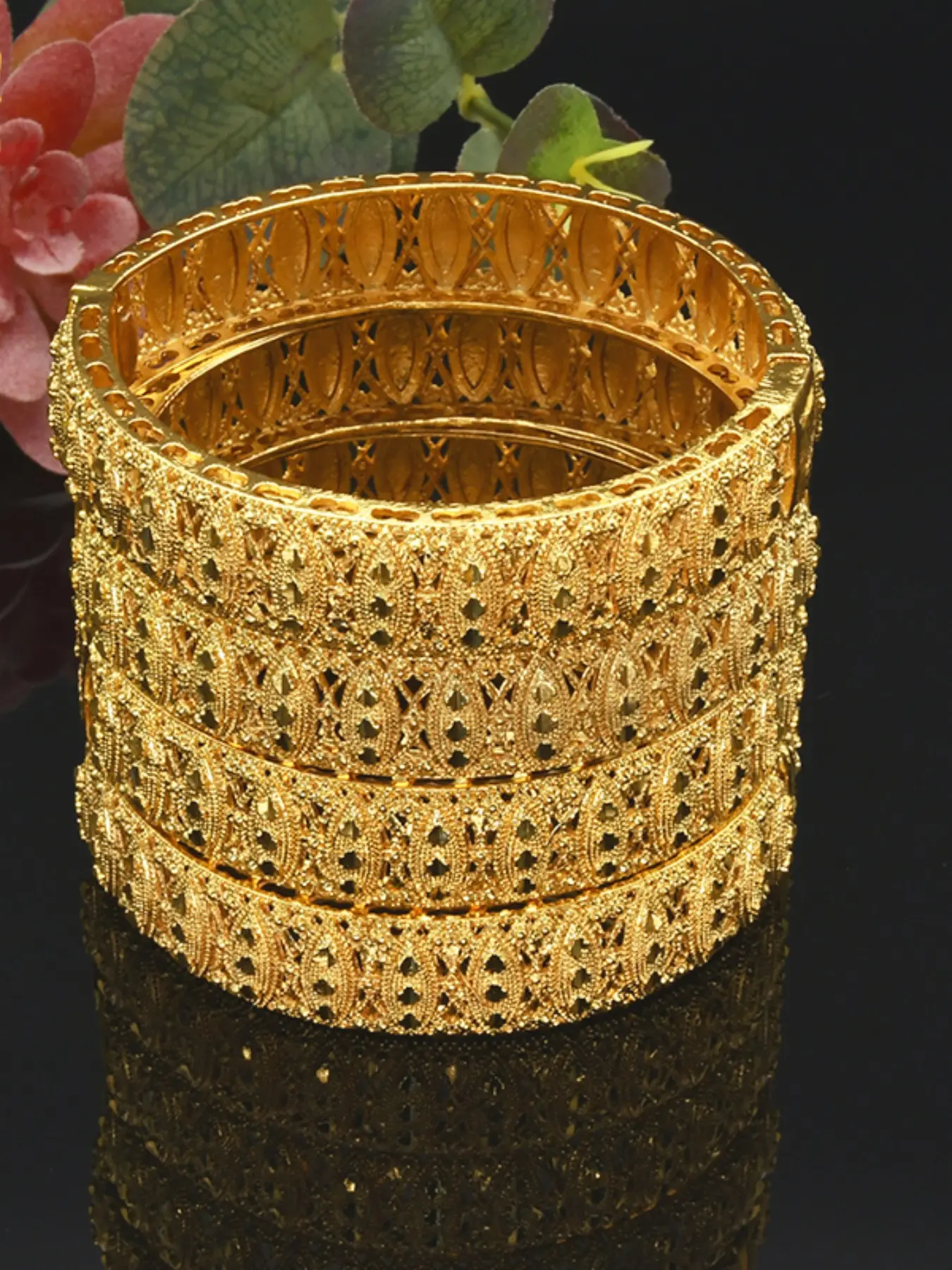 Arabic Gold Bracelet for Women, Fashion Jewelry Party, Dubai African Style, Perfect for Daily Wear, Weddings, Parties, Banquets