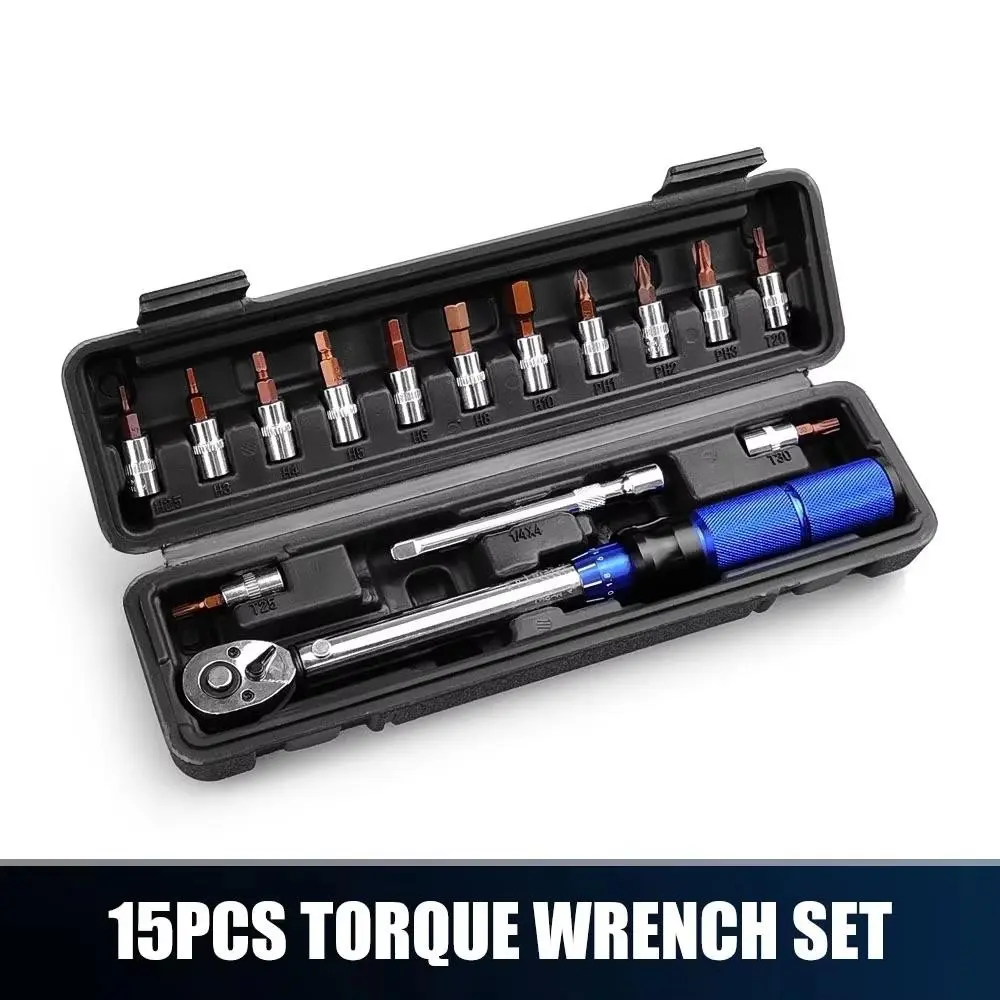 Adjustable Torque Wrench, Portable and Durable, Manual Tool for Car and Bike Repair, High Precision for Mechanics, Essential Auto Tool, Heavy Duty Wrench