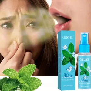 Mint Oral Spray, Freshens Breath, Long-Lasting Freshness, Portable Size, Suitable for Men and Women, Oral Care, 30ML Liquid