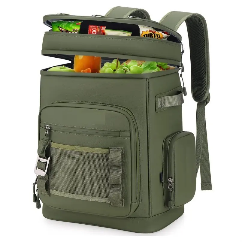 30L Waterproof Insulated Cooler Backpack, Unisex Leak-Proof Camping Bag, Ideal for Beach, Fishing, Picnics, Travel