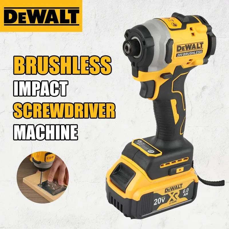 DeWalt DCF850 Brushless 20V Lithium Ion Screwdriver Electric Drill Car Repair Tool with Brushless Motor & 20V Battery