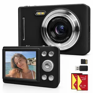 Portable Digital Camera with Dual Batteries and 2.8-Inch Screen, Ideal for Family and Travel, Video Recording Camera