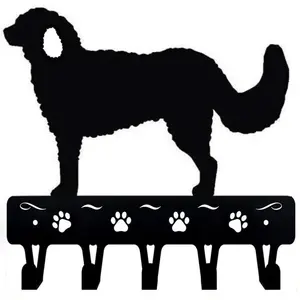 Goldendoodle Dog Wall-Mounted Key Hooks – Artistic Keychain and Towel Rack | Coat Hanger Organizer with Charm | Stylish and Functional Home Decor Accessory