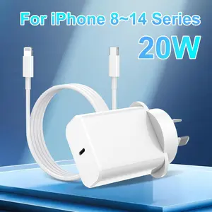 For Iphone Fast Charger, Type C Wall Charger Block Plug And 1M USB C to Lightning Charging Cable Cord Long, Power Adapter Cube Brick Box for Iphone 14 Pro Max/14 Plus/14/13/12 Mini/11/Xs Max/Xr/Ipad