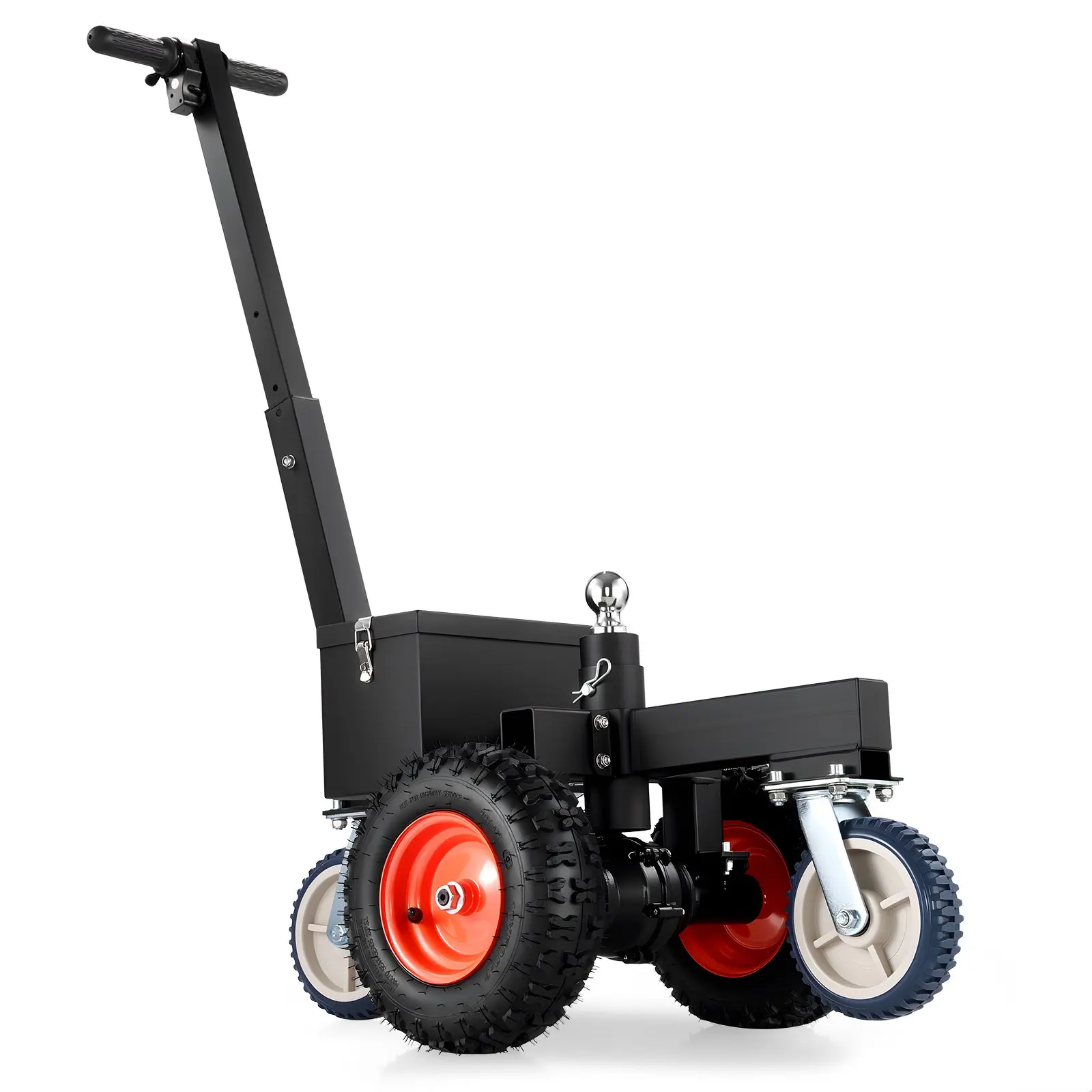 Electric Trailer Dolly, 3600 lbs Max Trailer Weight 600 lbs Max Tongue Weight, DC 24V 800W Motorized Trailer Dolly with 2 1-7/8 Inch Hitch Balls for RV Campers, Cargo Utility, Boat Trailers