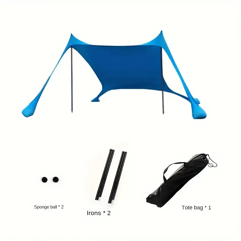 [Beach Tent Sunshade] Seaside Beach Awning Beach Tent Sunshade Spinning Shed Outdoor Park Seaside Fishing Camping Shed