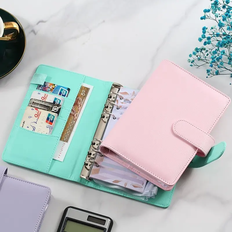 23pcs A6 PU Binder Set, Zipper Bag Cash Budget Envelope, Ticket Receipt Storage Bag, Bill Organizer, Planner, Budget Planner and Monthly Bill Organizer, Wealth Management, Easter, Valentine's Day, Back-To-School Gift