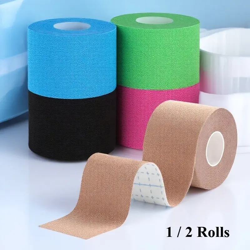 Waterproof Sports Muscle Patch, Untrimmed Waterproof Muscle Patch, Recovery Therapy Tape, Joint and Knee Support, Athletic Training Protection