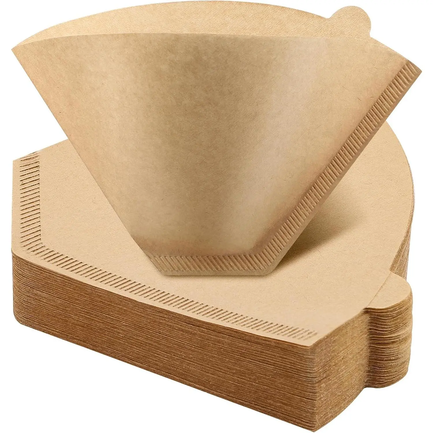 100 count Coffee Filters #4, Unbleached  Coffee Filters 8-12 Cup, Disposable Coffee Filters, 4 Cone Paper Compatible with  Coffee Maker, Pour Over and Drip Coffee Maker