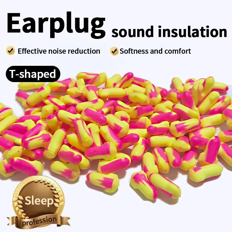 Noise-Blocking Earplugs for Sleep, Super Quiet Side Sleeping, Comfortable for Students and Factory Workers, Industrial Noise Reduction