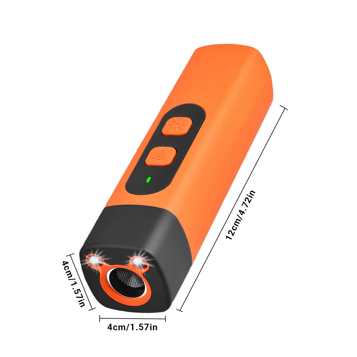 Dog BarkDeterrent Rechargeable Sonic Dog Repeller Safe 25KHz Frequency Transmitter Anti Bark Device for Dogs 32ft Range LED Indoor Outdoor Barking Silencer,dog whistle for dog,dogaccessories