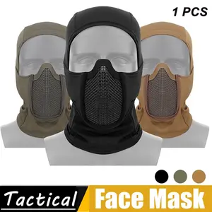 Outdoor Balaklava Mesh Face Mask, Full Face Protection Ninja Mask, Ideal for Outdoor Use, Perfect Gift for Men