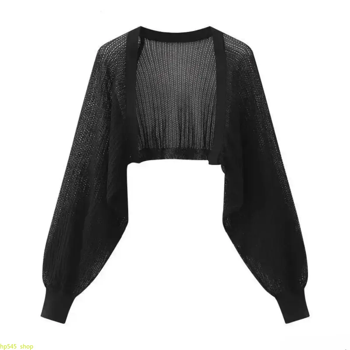 Women's 5-Piece Knitwear Garment Set, Casual Solid Ice Silk Summer Outfit with Long-Sleeve Sun-Protective Open-Back Shrug, Minimalist Waistcoat for Daily Wear Travel Essentials