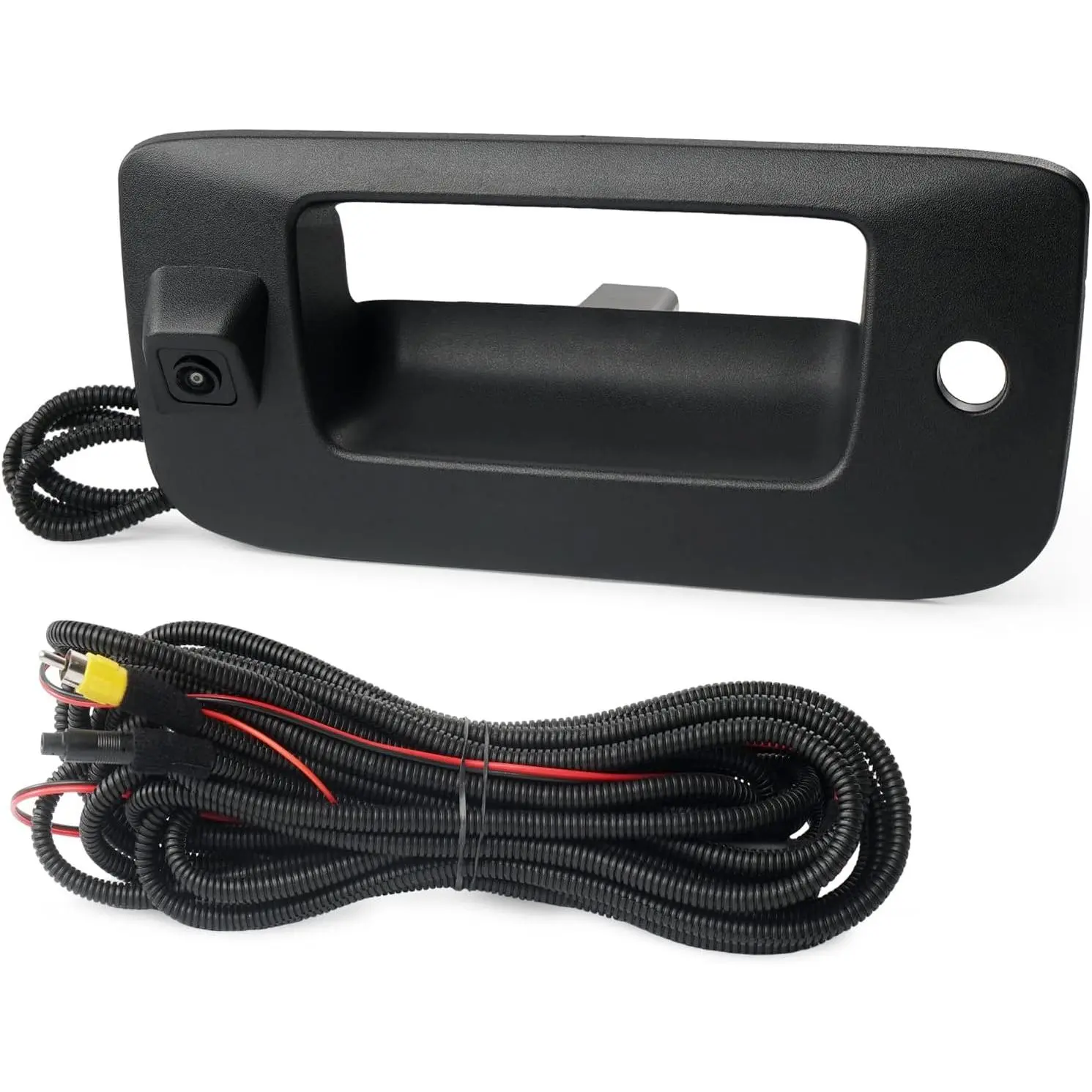 Tailgate Handle Backup Camera Compatible with 2007-2014 Chevy Silverado GMC Sierra 1500 2500 3500 HD with Waterproof Rear View Camera with Keyhole, Tailgate Handle Backup Kit Replaces #   22755304