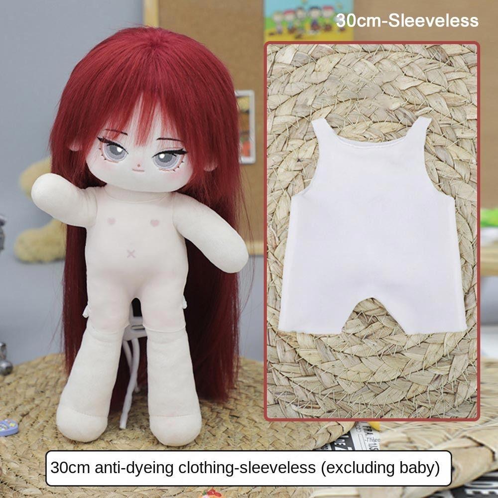 10/12/15/20/30cm Doll Undercoat Fashion Doll Mini Sleep Wear Overall Clothes For Stuffed Cotton Dolls Toys Accessories
