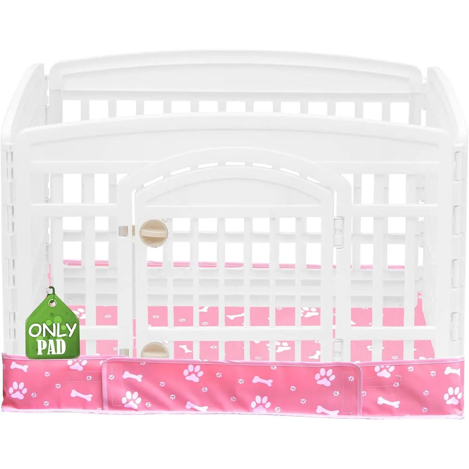 Playpen Bottom Pad Fits for 36 Inch 4 Panels Exercise  Playpen,  Crate Pad Puppy Playpen Pad, Hoop and Loop Design (Note: Playpen Not Included). -