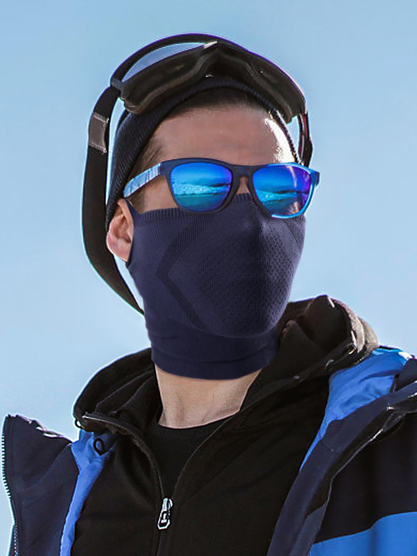 Sports Mask, Warm Tactical Windproof Cycling Face Cover, Breathable Sun Protection Reusable Face Covering Masks, Hiking Camping Running Skiing Neck Face Covering Masks for Men & Women