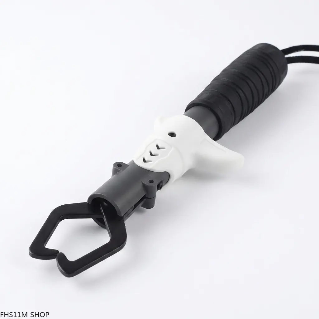 Stainless Steel Fish Lip Gripper - Premium Fishing Tackle Tool with Secure Lock for Freshwater and Saltwater Angling