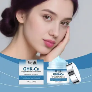 60g GHK-Cu Copper Peptide Face Cream Firming Elasticity Deep Hydration Long Lasting Moisturizing Daily Facial Care