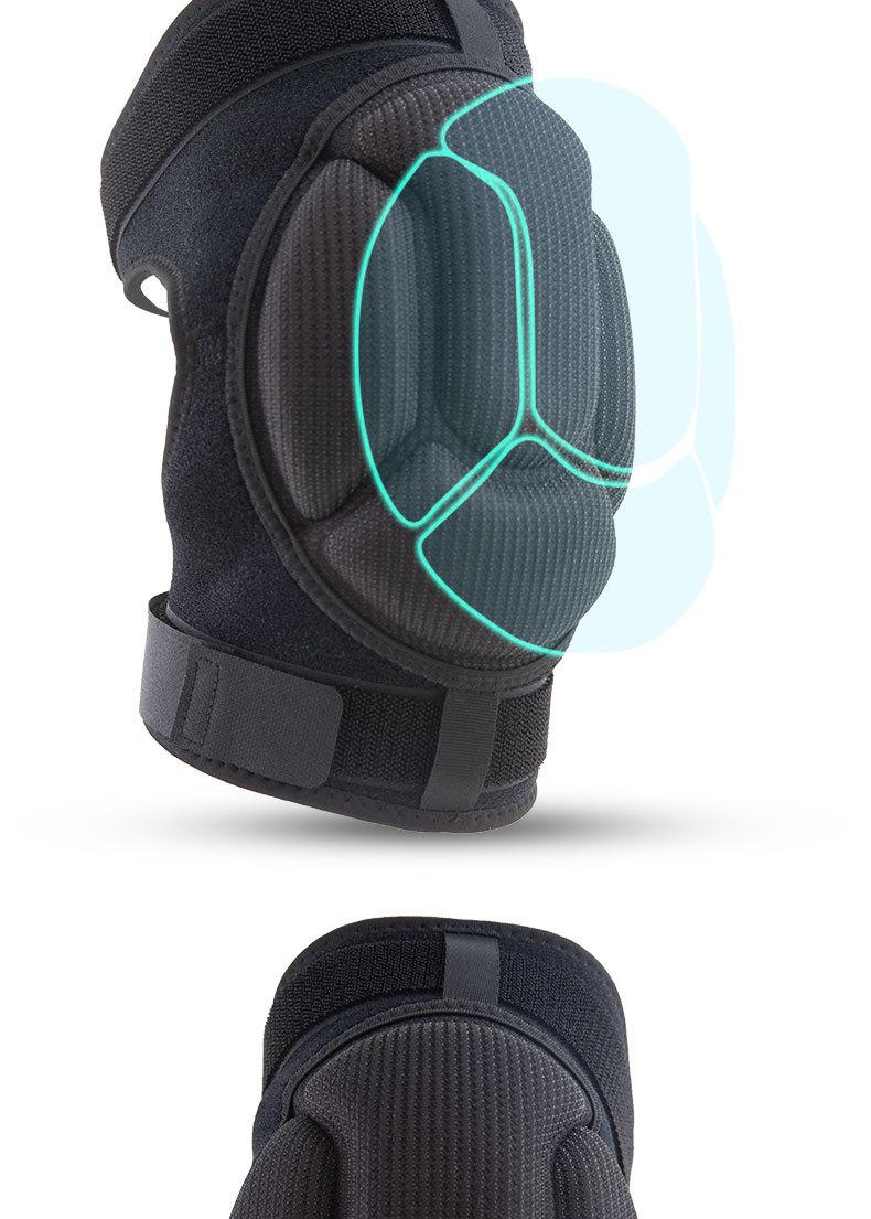 Black High-Density Foam Knee Pads for Sports & Activities - Adjustable Strap, Comfortable & Breathable, Ideal for Dancing, Roller Skating, Cycling, and More, Sports Protection Gear|Adjustable Strap Knee Pads|Breathable Fabric