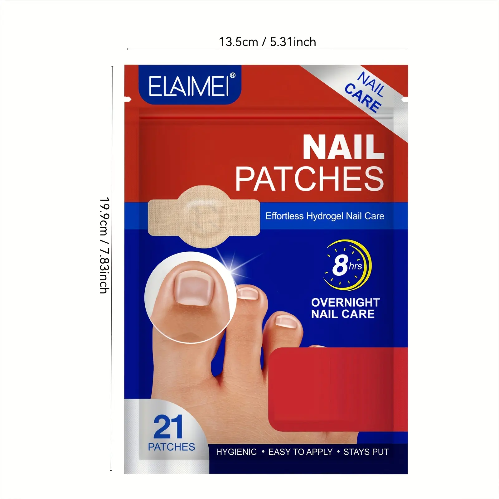 Nail Care Patches 21pcs Per Bag  42 or 84pcs 8 Hour Overnight Nail Care Solve Various Nail Problems Make Nails More Beautiful