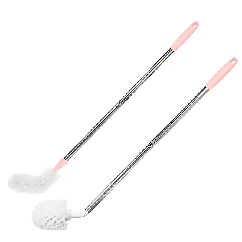 Long Handle Water Bottle Brush, 1 Pack / 2 Pack, Water Jug Cleaning Brush with Telescopic Handle, Soft Bristle Bucket Cleaner, Ideal Cleaning Tool for Water Bottles, Water Coolers, Vases, Kitchen & Household Use