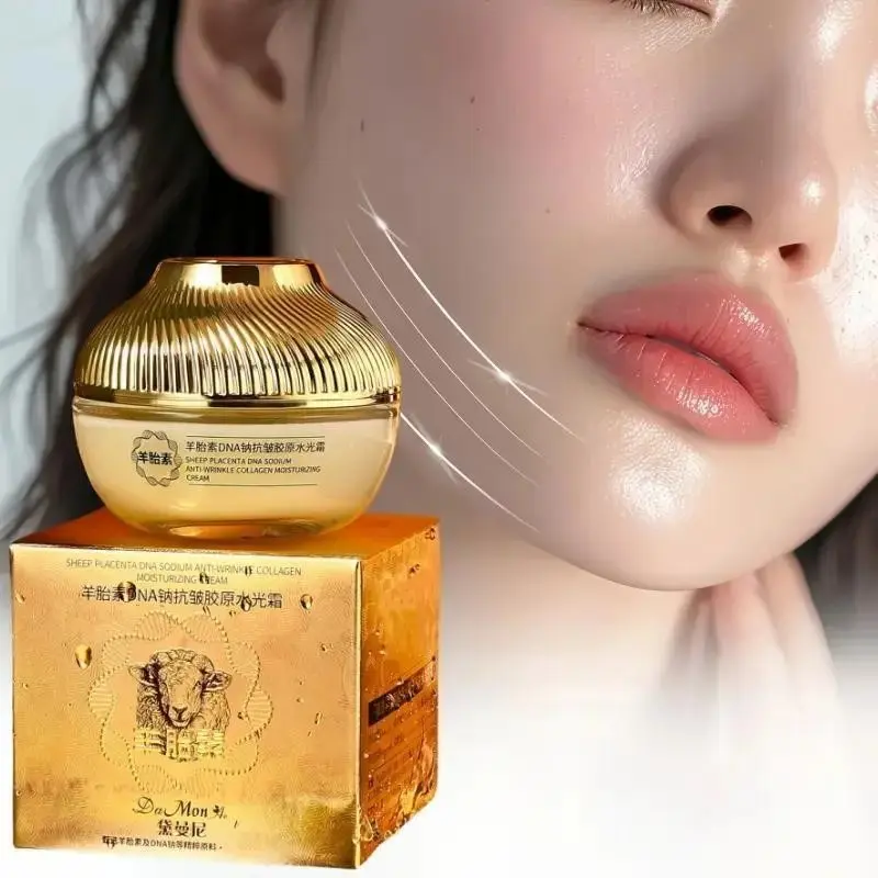 Luxury Beauty Cream with Placenta Extract, Collagen, Dna, Niacinamide, Centella, Anti-Wrinkle, Firming, Moisturizing, Unisex, Korean Skincare