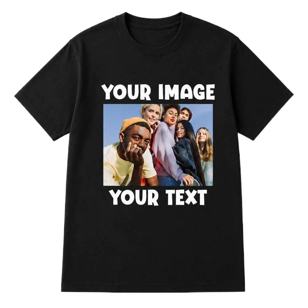 Customize your t-shirt with a photo, personalized birthday gift, image shirt here