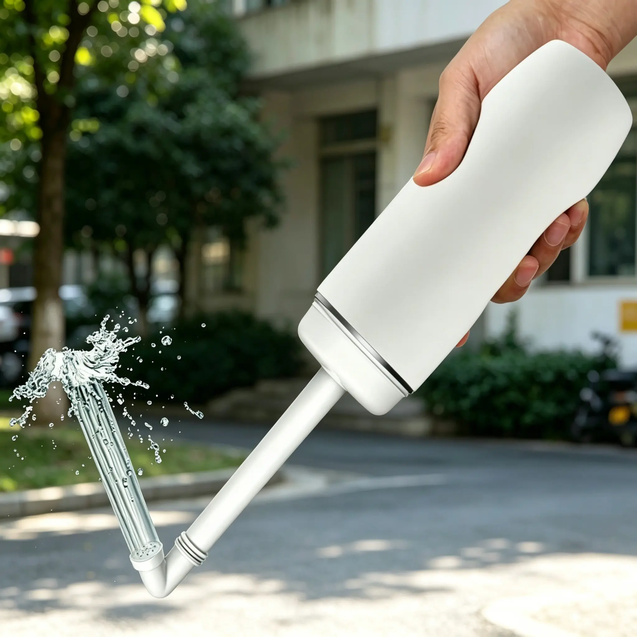 Portable Travel Peri Bottle, Reusable Handheld Bidet Cleaner, Handheld Bidet Sprayer, Adjustable Nozzle, High Pressure Gentle Rinse, for Postnatal, Baby, Feminine Care, Camping