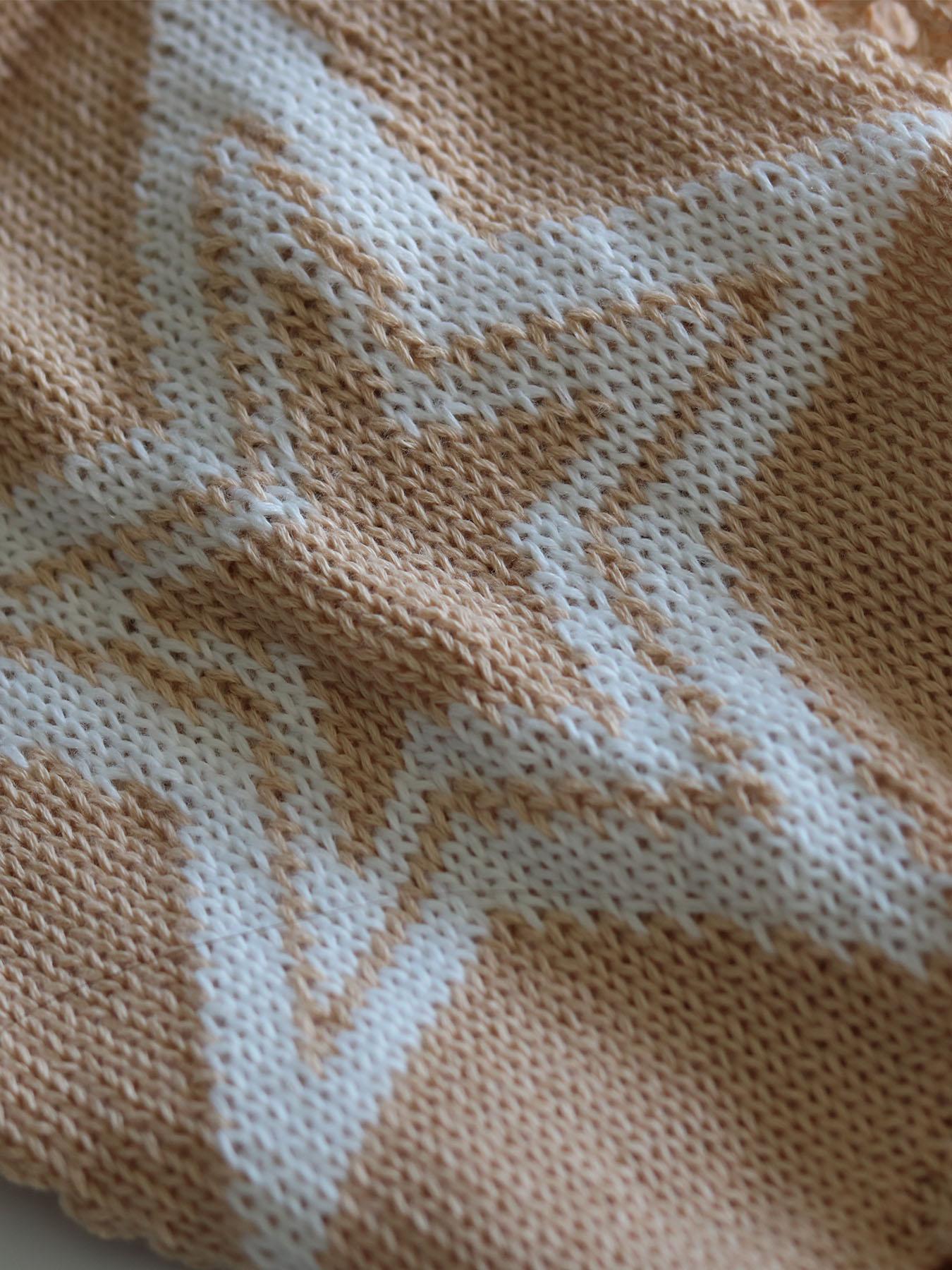 Women's Number Print Hollow Out Sweater, Casual Chic Fashion Round Neck Knit Top for Summer, Breathable Fashion Women's Knitwear for Daily Wear, Womenswear