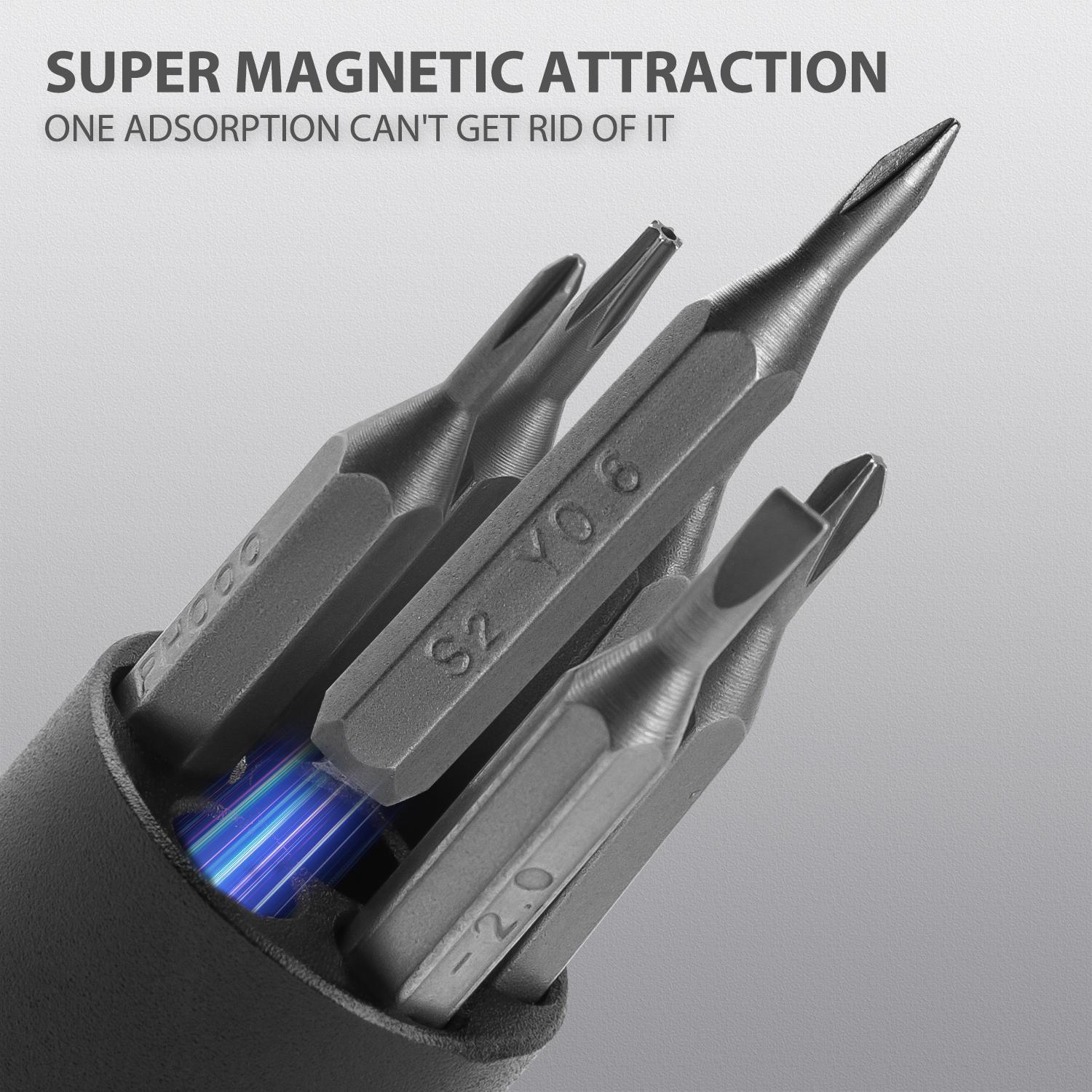 Portable Cordless Electric Screwdriver Set, Usb Rechargeable Screwdriver, 4-in-1 Rotary Tool Kit, Adjustable Speed Electric Screwdriver with Compact Case for Electronics Repair