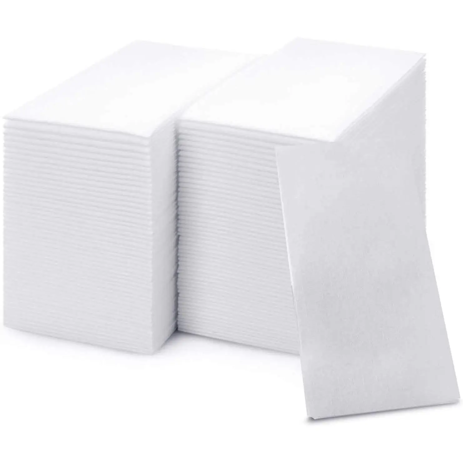 50 Count Cloth-Like Paper Towels for Bathroom, Disposable Hand Towels, White | Paper Hand Towels, Guest Bathroom Towels, Face Towels, Washcloth & Cloth Napkin Alternative, Soft, Absorbent, Made in USA