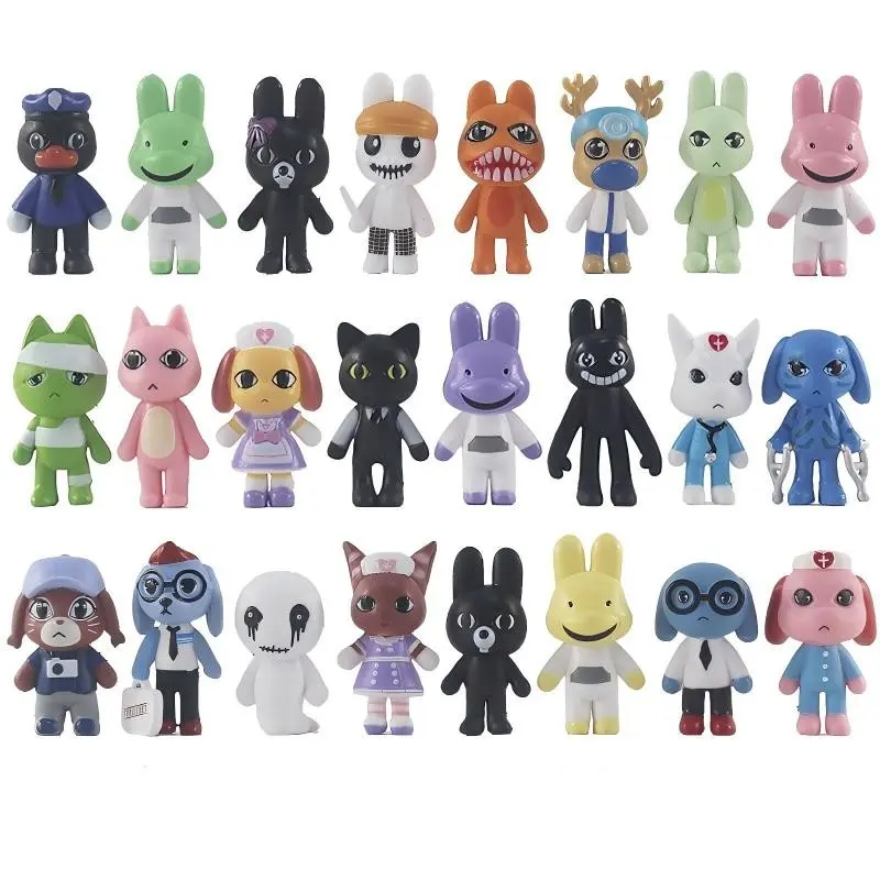 24-Day Horror Animal Hospital Blind Box Calendar, Room Decor Figurines, Halloween & Christmas Gifts, Kids' Favorite Collectibles