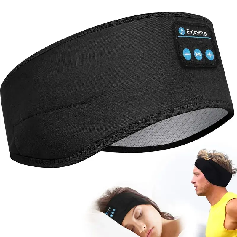 Sleep Headphones Wireless Music Headband (Upgrade),Unisex Sleep Music Eye Mask,Sleeping Headphones for Side Sleepers,Wireless Sports Headband with HD Stereo Audio Speakers for Jogging, Sports,Travel