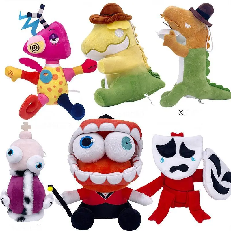 2026 new The Amazing Digital Circus Plush Pomni and Jax Plushie Doll Toys Cute Stuffed Animal Birthday for Kids Children Christmas