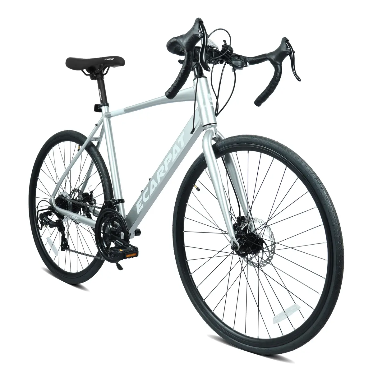 A28320R 700Cx28 Unisex Road Bike - Lightweight Aluminum Frame, Disc Brakes, 16 Speeds, Fast Accel, Ideal for High Intensity Riding