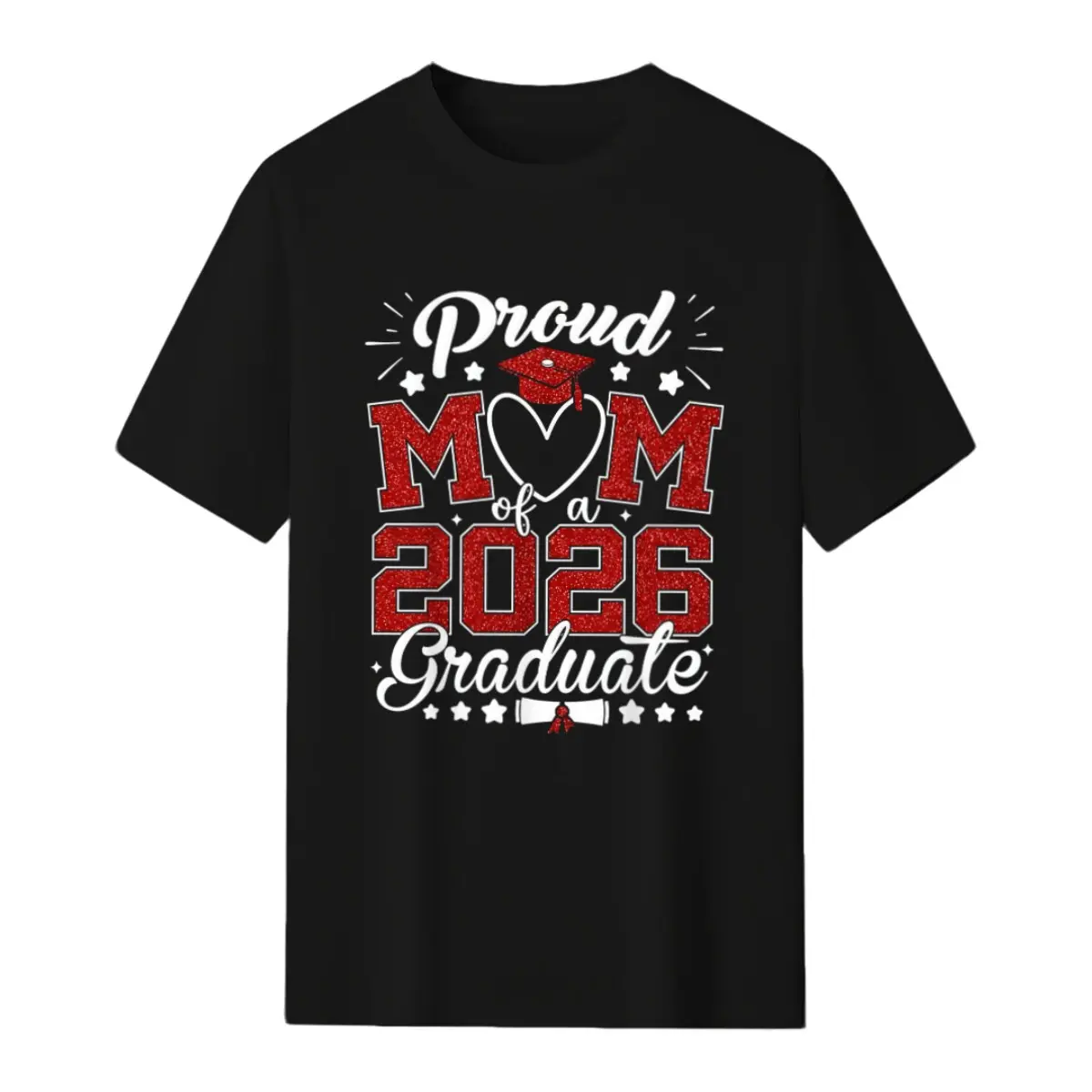Proud Mom of A 2026 Graduate Senior Class of 2026 Graduation T-Shirt