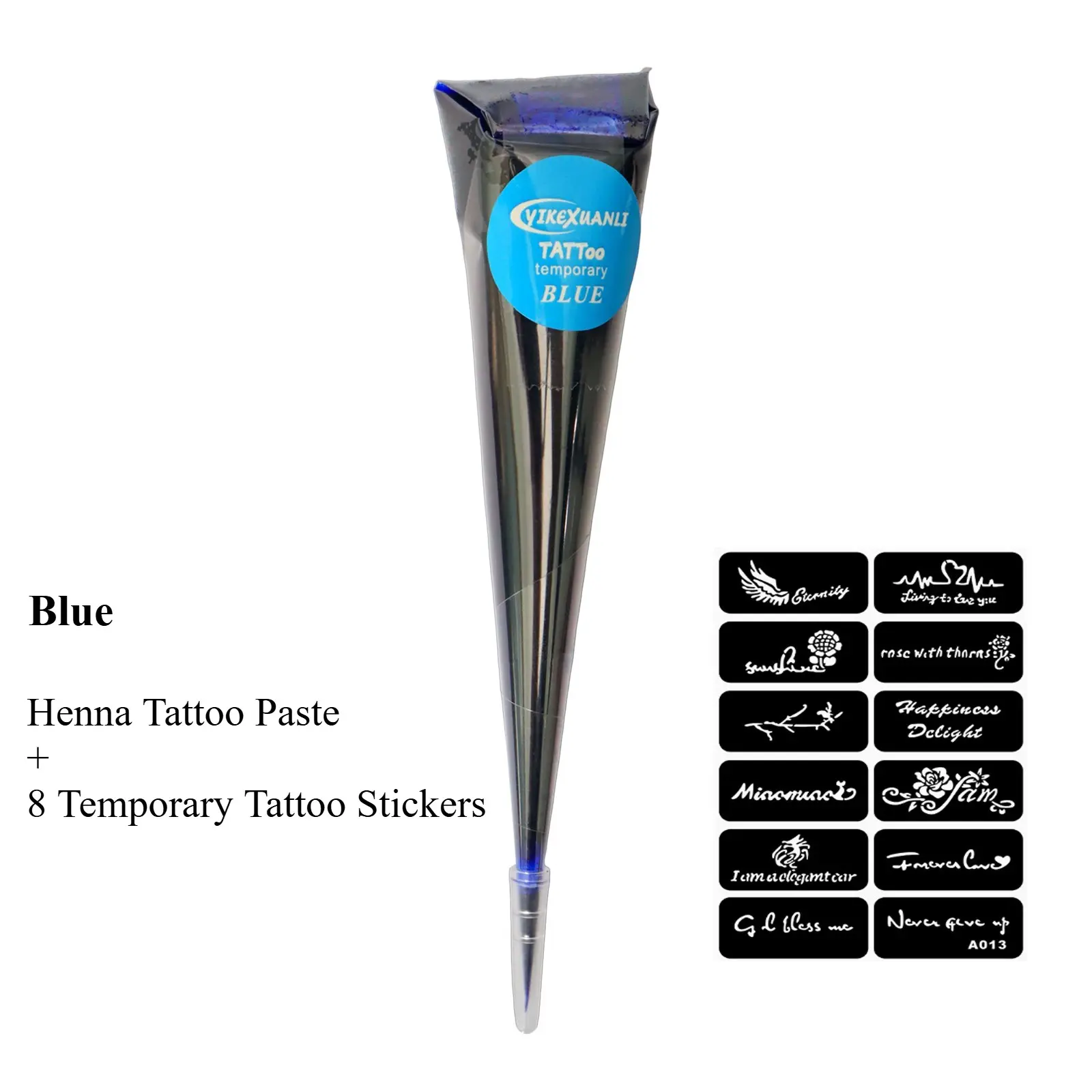 5 Color Temporary Tattoo Wax, Waterproof Long-Lasting Henna Tattoo Wax, Christmas Halloween Stencil Template, Party Costume Festival DIY Body Art Tool, Body Paint Henna