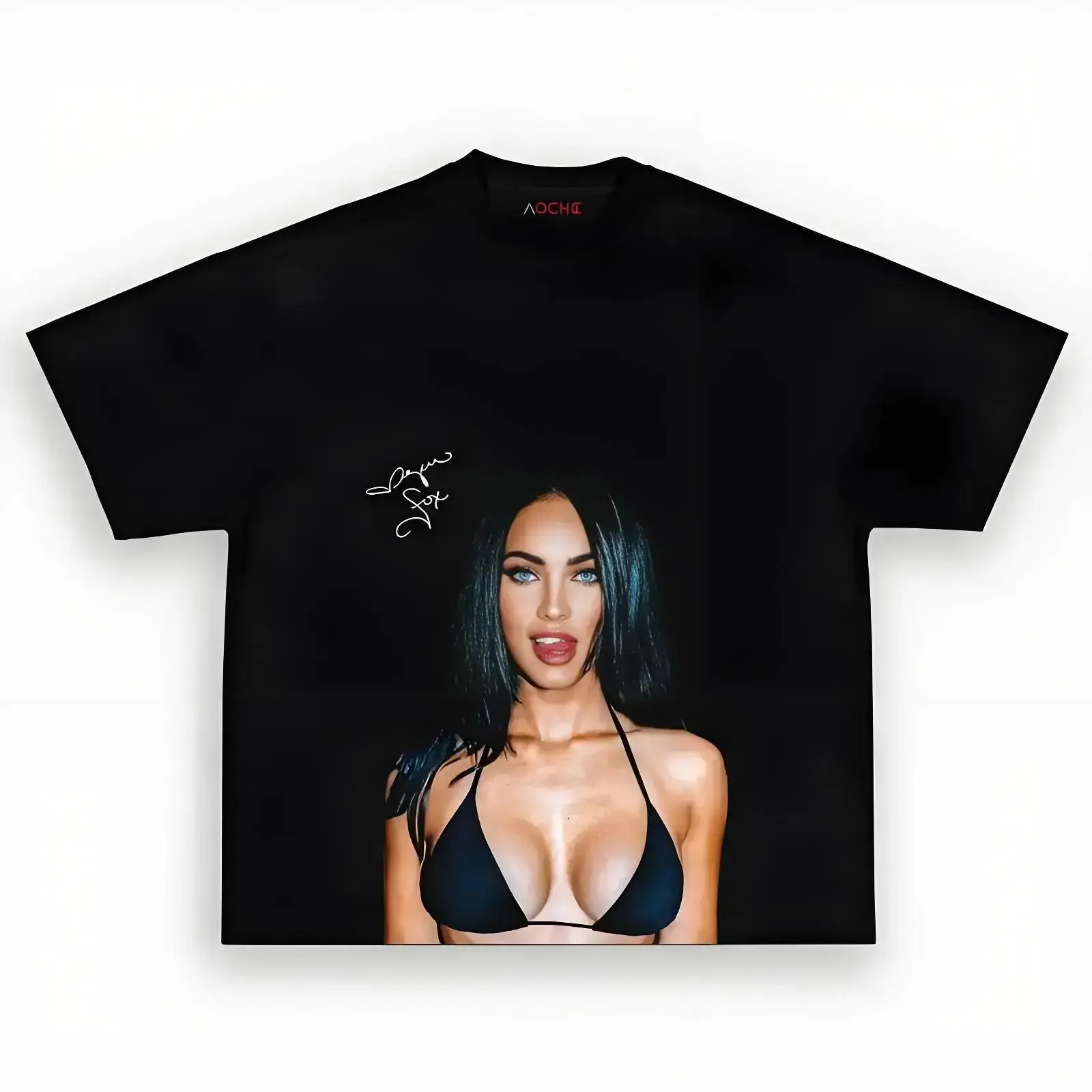 Megan Fox Star Retro Graphic Washed Cotton Crewneck Tee Classic Hollywood Celebrity Design Soft Comfortable Fabric Short Sleeve Casual Unisex Top Trendy Streetwear Ideal Daily Outfit Fan Gift For Mens Womens shirt funny