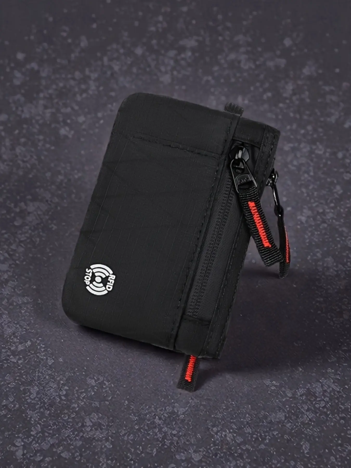 Minimalist Zipper Pouch Wallet, RFID Blocking Feature, Secure ID Card Holder, Multi-Function Tool Slots, Fashionable and Practical Design, Minimalistic Rfid Wallet, RFID Blocking Wallets