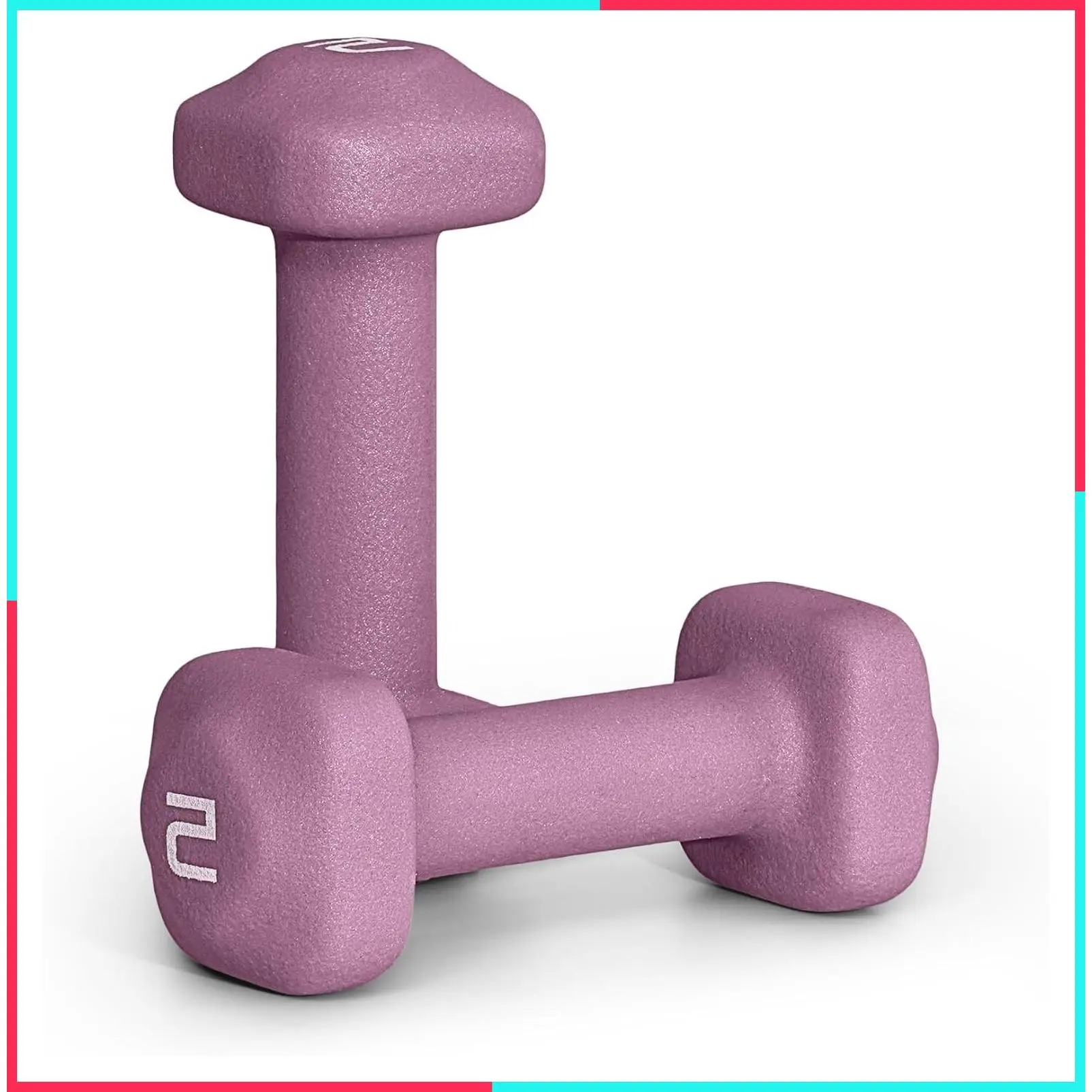 Neoprene Dumbbell Weight Pairs with Anti-Roll Square Head, Multiple Options