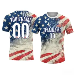 Custom USA Flag Soccer Jersey Personalized for Men & Youth – Customized Patriotic American Soccer Shirt, Flexible Quick-Dry Fabric, Stylish Sporty Design Mens Uniform, Great Gift for Soccer Lovers and Patriotic Sports Fans # TikTokMadeMeBuyIt # TeamUSASoc