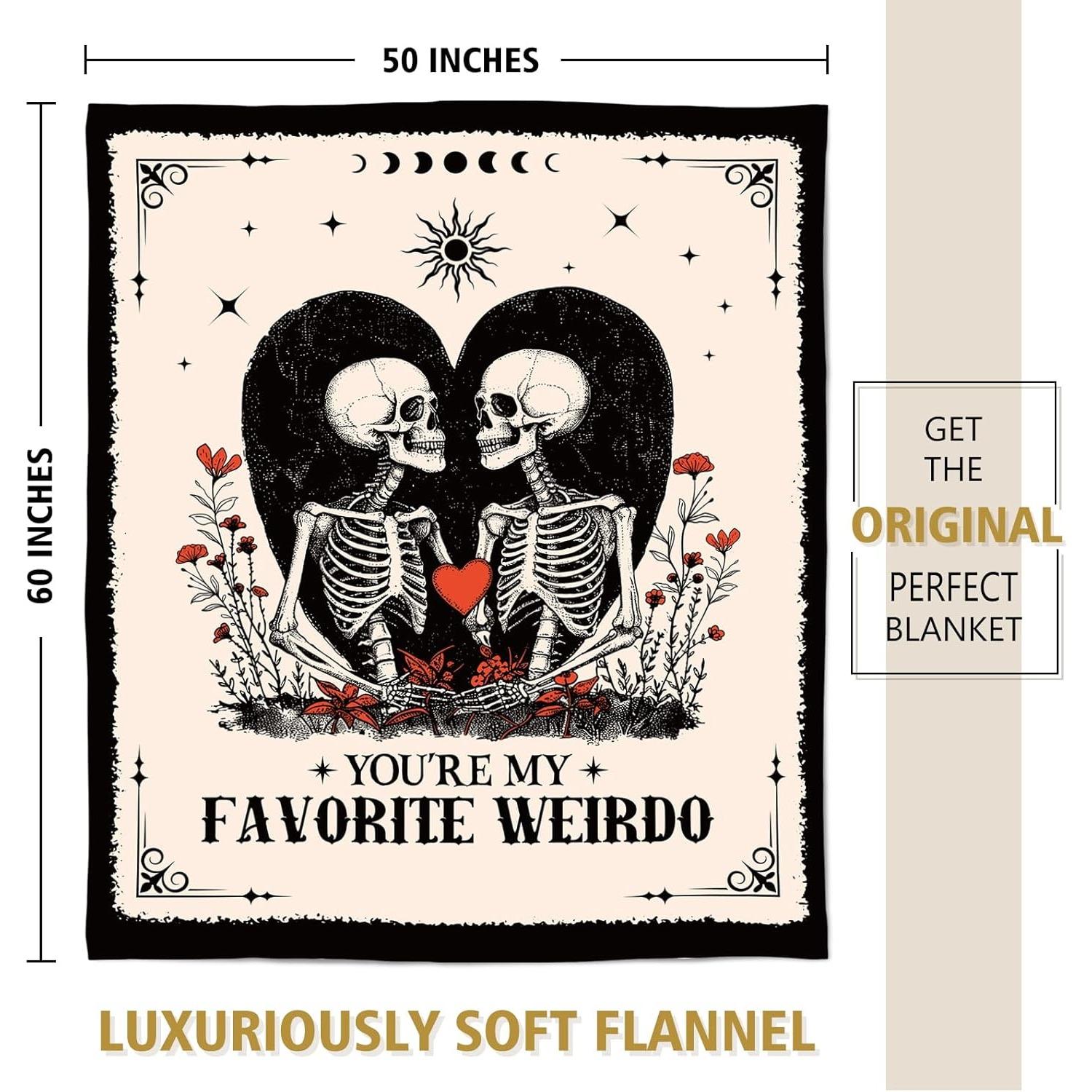 Valentines Day Gifts for Him Her, Anniversary Blanket for Women Men, Birthday Gifts for Boyfriend Girlfriend, I Love You Gift, Engagement, Wedding Gift for Wife, Husband, Couple, 60"X50"