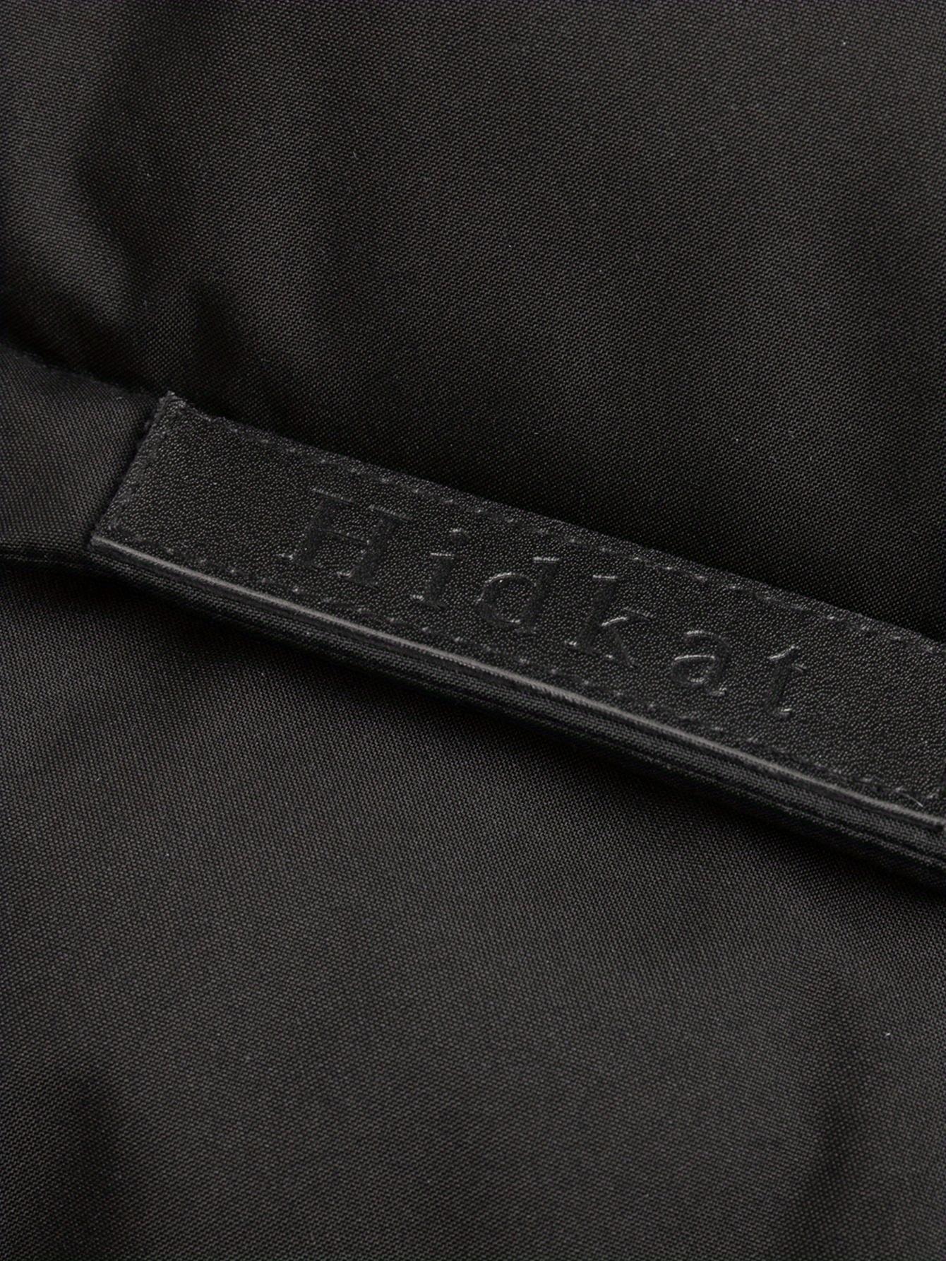 Large windproof and waterproof multi pocket parka coat American style outdoor style thick and cold resistant long down jacket