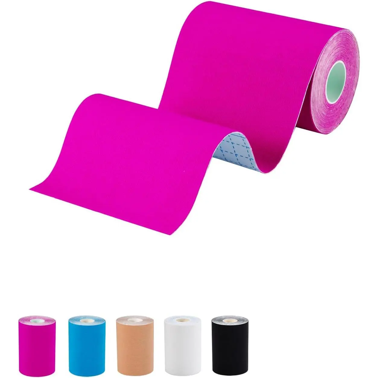 Extra Wide Football Turf Tape - Kinesiotape Sports Tapes for Turf Burn, Stabilizing Support for Pain Relief (Back, Shoulder), 4 in x 16.4 Ft, Pink, Stabilizing Sports Tapes