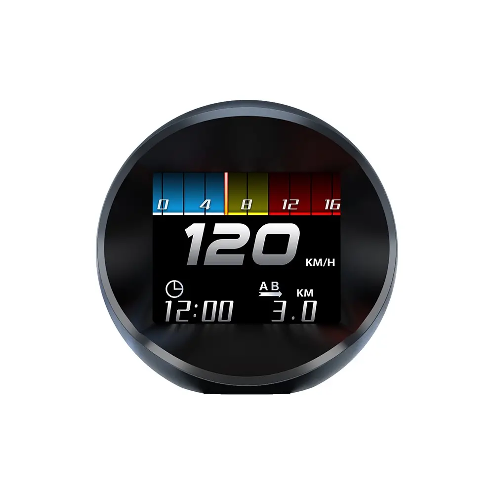 Car HUD Speedometer & RPM Head Up Display – HD Safe Driving Projection, Universal Auto Accessory with Overspeed Alert, Compass & Cute Creative Emoji Features